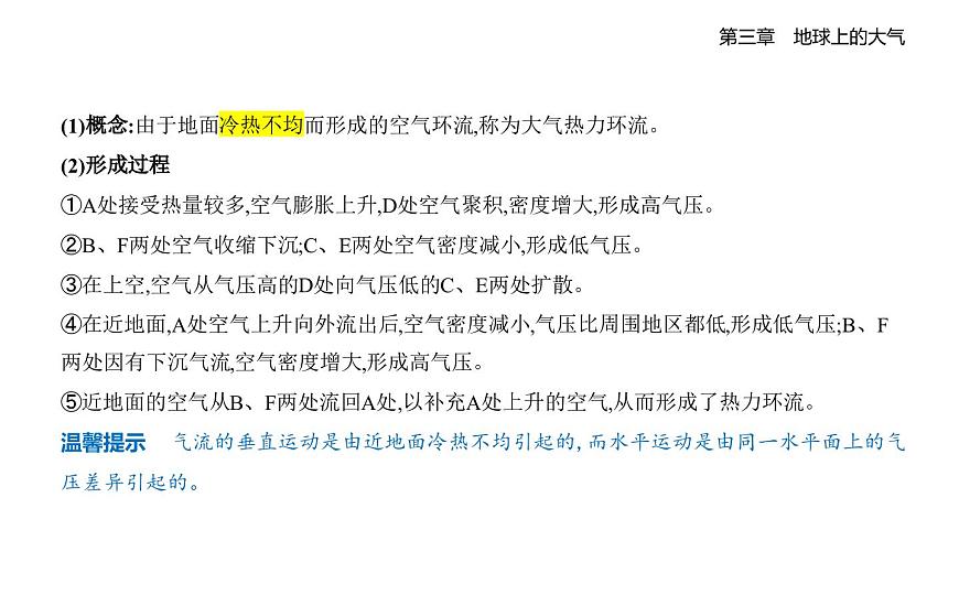 第三节　大气热力环流知识点串讲课件-湘教版高中地理高一上册（必修一）第3页