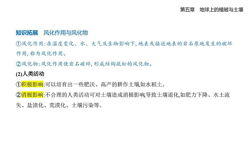 第二节　土壤的形成知识点串讲课件-湘教版高中地理高一上册（必修一）第3页