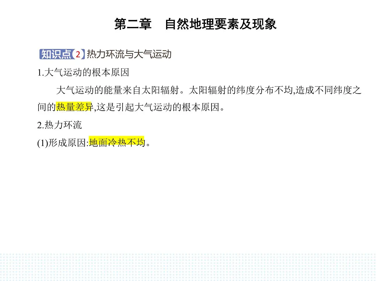 第三节　大气受热过程与热力环流-知识点串讲课件-中图版高中地理高一上册（必修一）第6页