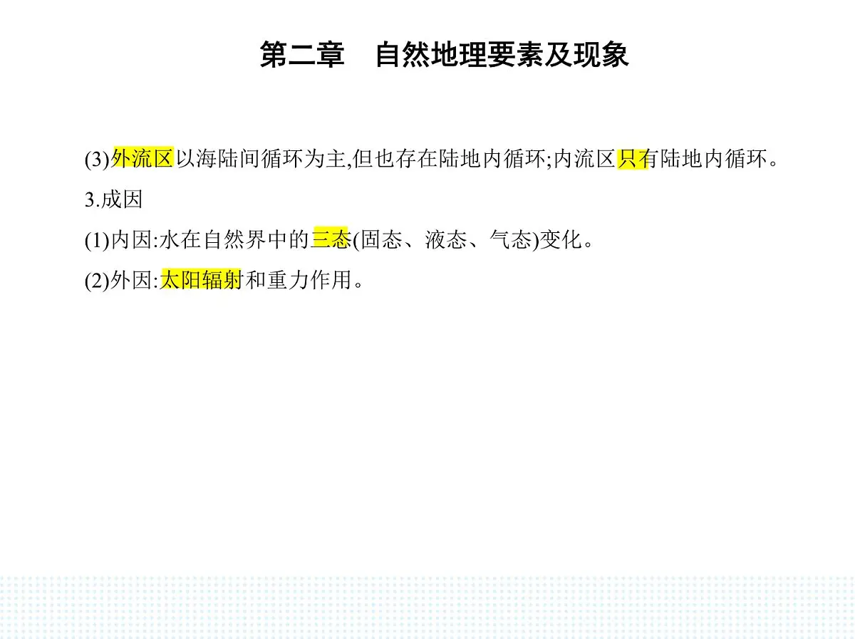 第四节　水循环过程及地理意义-知识点串讲课件-中图版高中地理高一上册（必修一）第3页