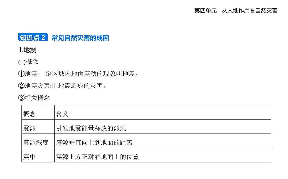 第一节　自然灾害的成因知识点串讲课件-鲁教版高中地理高一上册（必修一）第2页