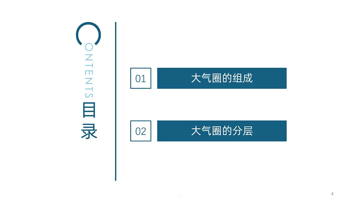 鲁教版（2019）高中地理必修第一册2.1.1大气圈与大气运动课件第4页