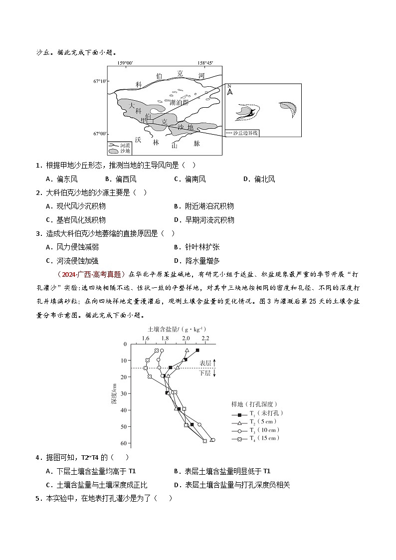 专题15 资源、环境与区域发展（全国通用）（原卷版）第2页