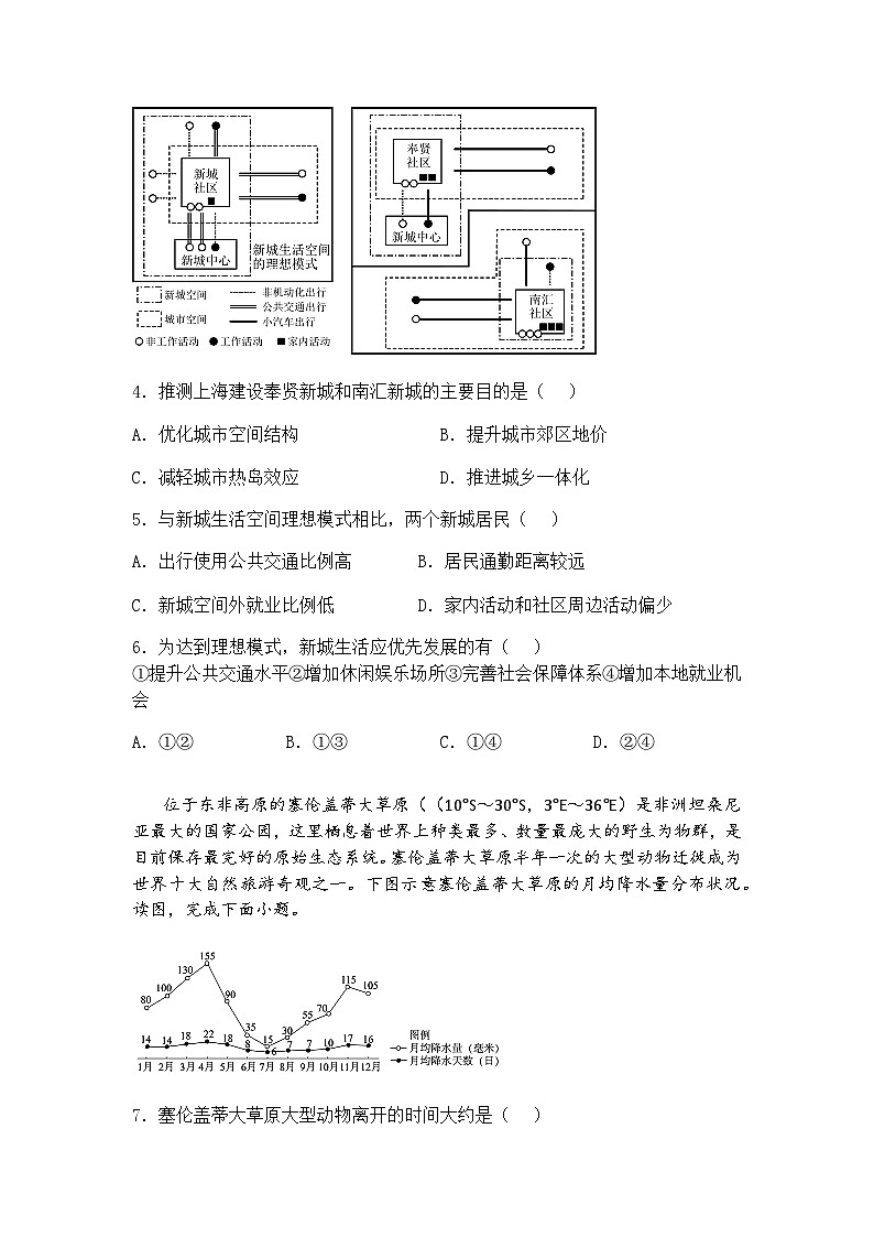 2025届辽宁省辽西重点高中高三下第二次模拟考试地理试题（含答案解析）第2页