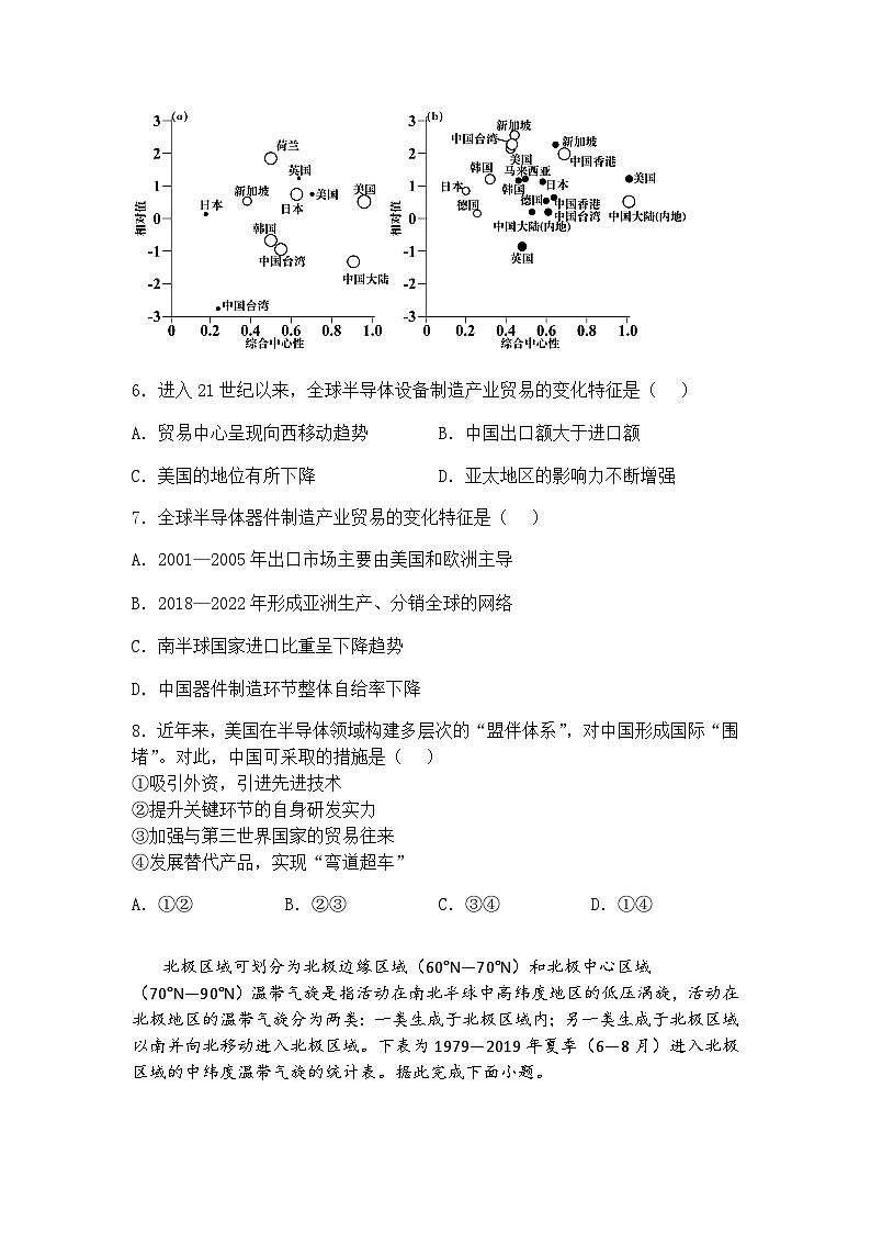 2025届甘肃省靖远县高三下5月联考地理试题（含答案解析）第3页