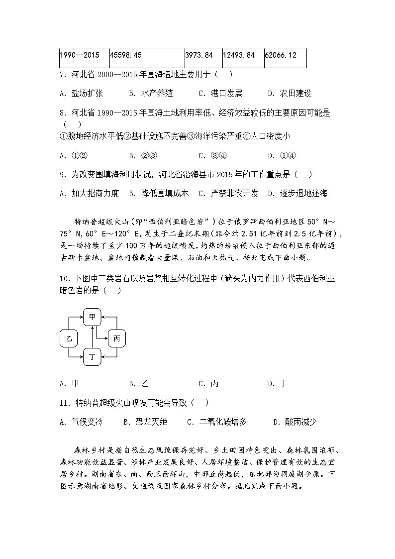 辽宁省本溪市本溪满族自治县县级重点高中协作体2024-2025学年高三下学期二模考试地理试卷（含答案解析）第3页