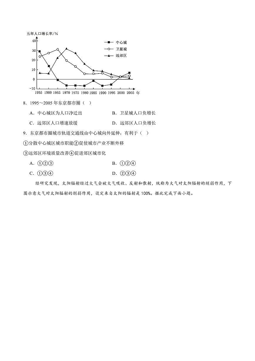 云南省腾冲市第八中学2024-2025学年高一下学期5月期中考试地理试卷（含答案）第3页
