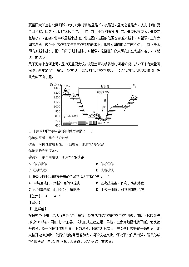 山东省济宁市兖州区2024-2025学年高二上学期期中考试地理试卷（解析版）第2页