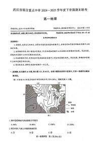 湖北省武汉市部分重点中学2024-2025学年高一下学期期末联考地理试卷