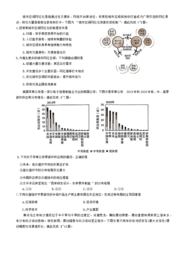 湖南省娄底市涟源市部分学校2024-2025学年高一上学期9月月考地理试题第2页