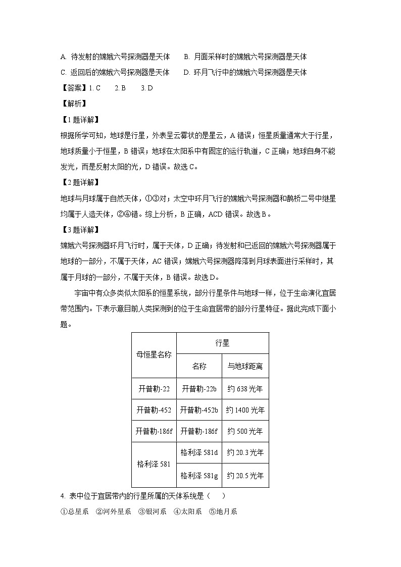 2025~2026学年河南省高一（上）第一次联考地理试题（解析版）第2页