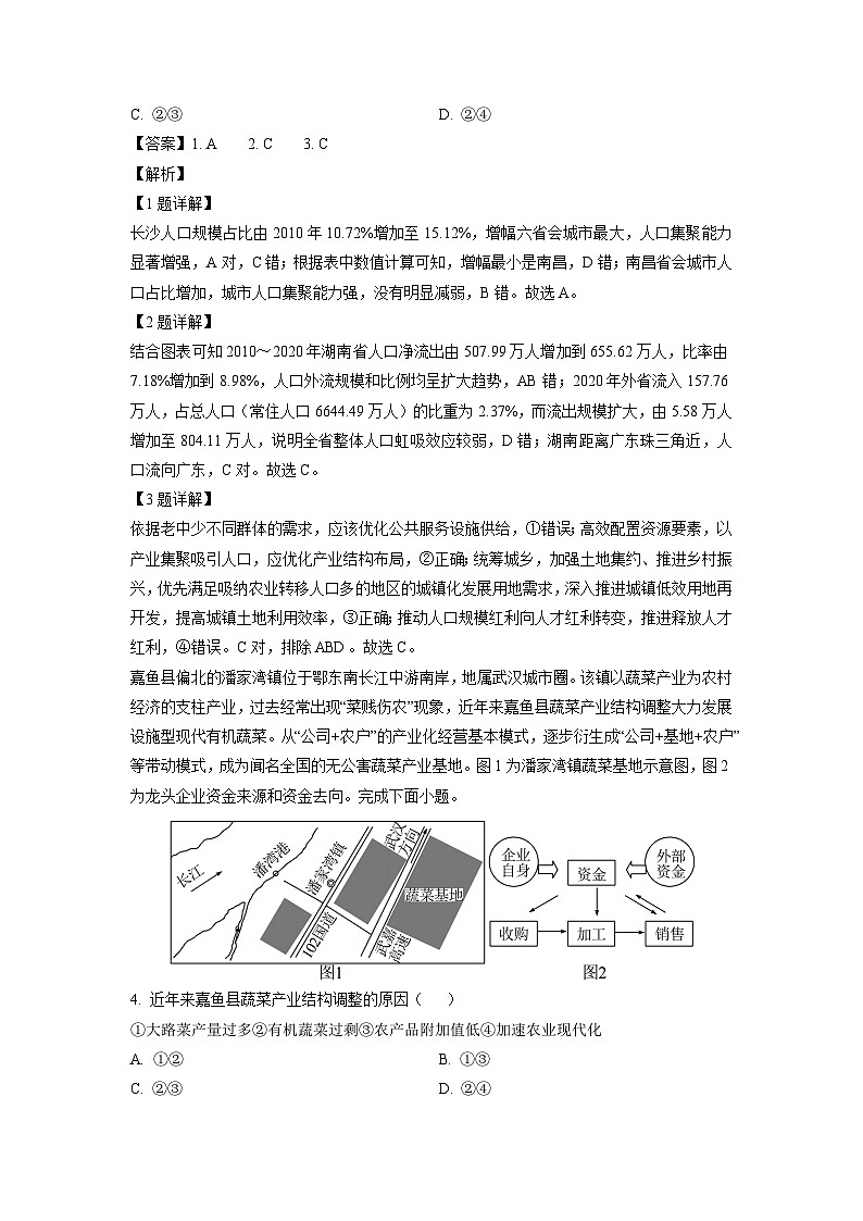 江西省赣抚吉十五校2024-2025学年高三上学期12月联考地理试卷（解析版）第2页