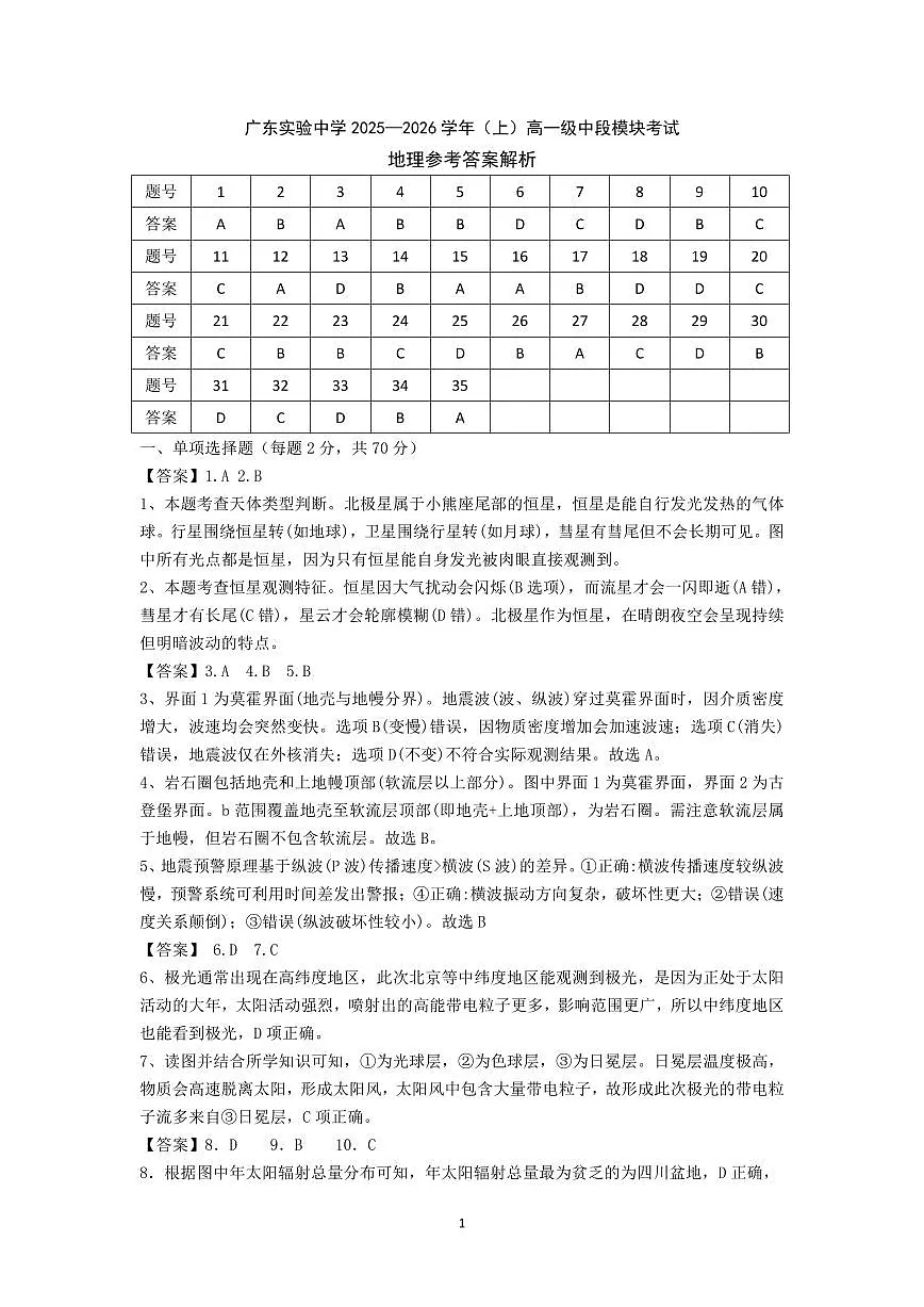 答案第1页