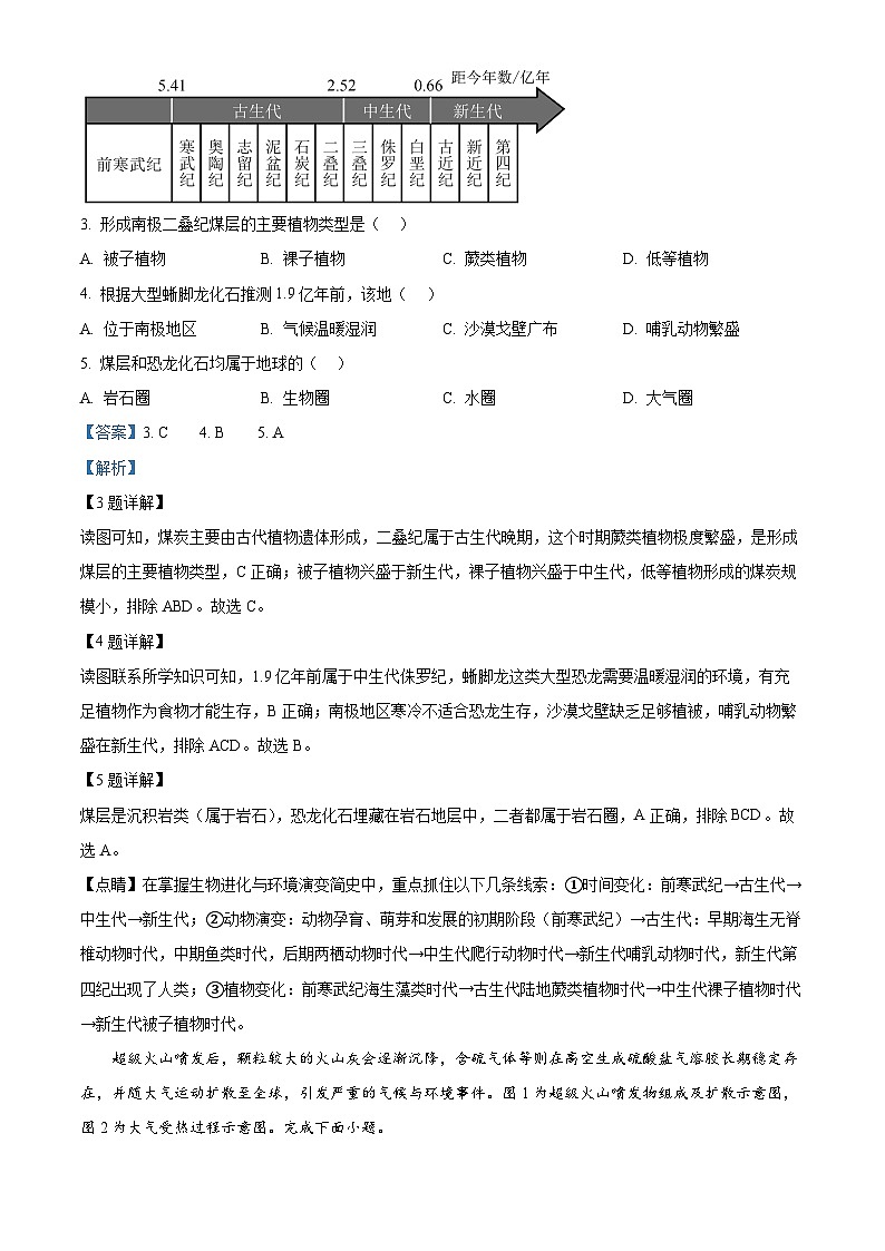 河南省洛阳市2025-2026学年高一上学期11月期中考试地理试卷 Word版含解析第2页
