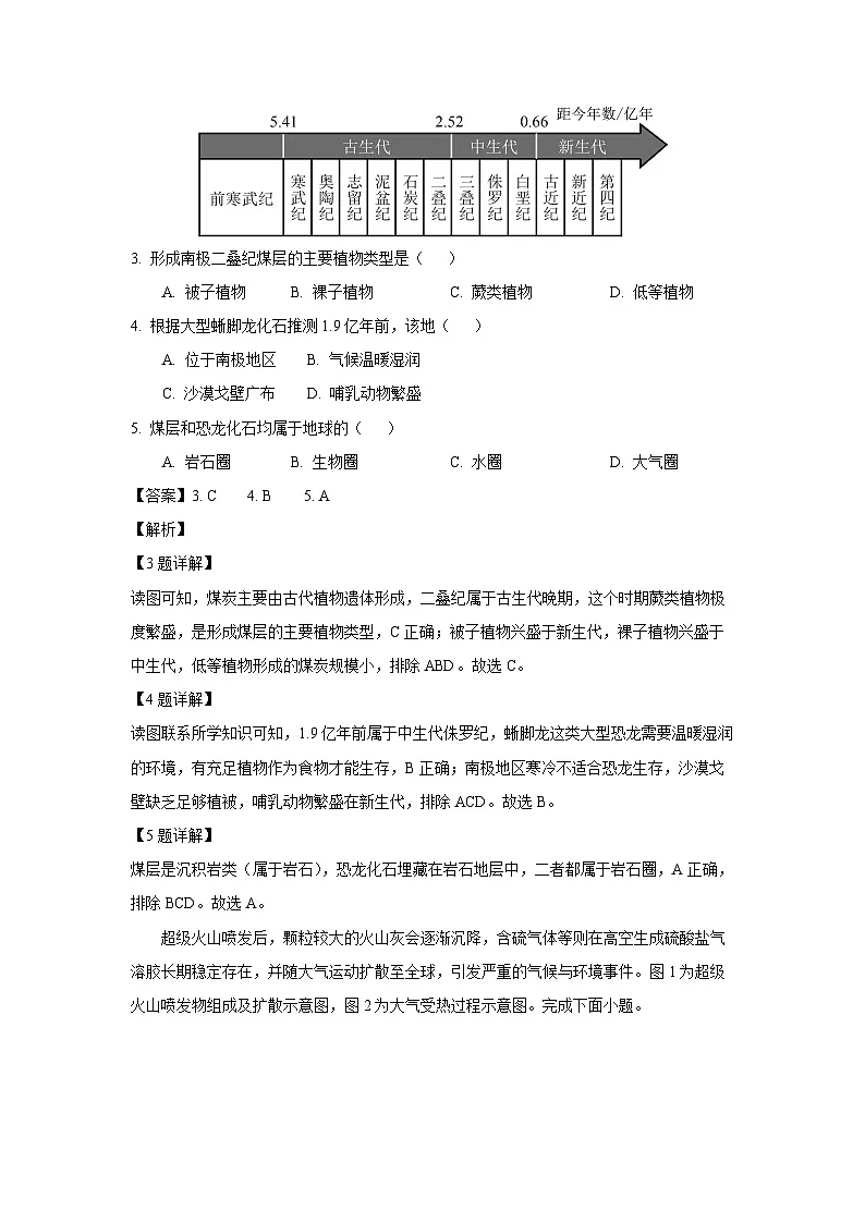 河南省洛阳市2025-2026学年高一上学期11月期中考试地理试卷（解析版）第2页