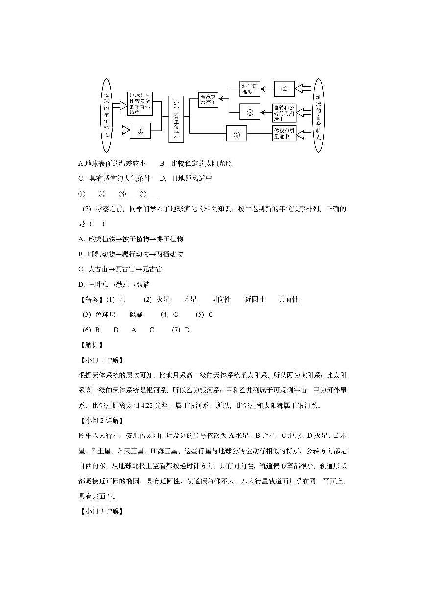 上海市浦东新区六校联考2025-2026学年高一上学期期中考试（解析版）地理试卷第2页