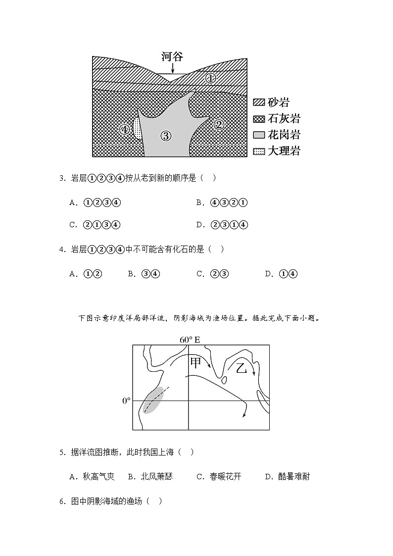 四川省眉山市彭山区第一中学2025-2026学年高二上学期12月月考地理试题（含答案）第2页