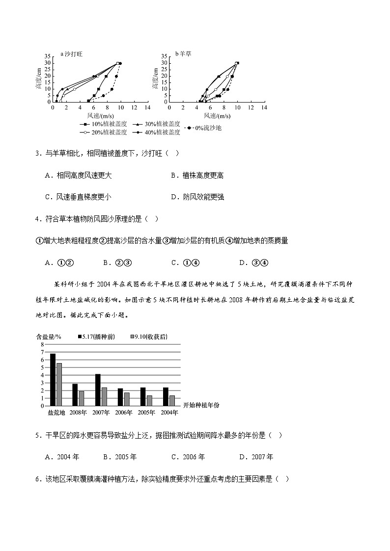 山东省菏泽第一中学（八一路校区）2025-2026学年高二上学期12月测试地理试卷（含答案）第2页