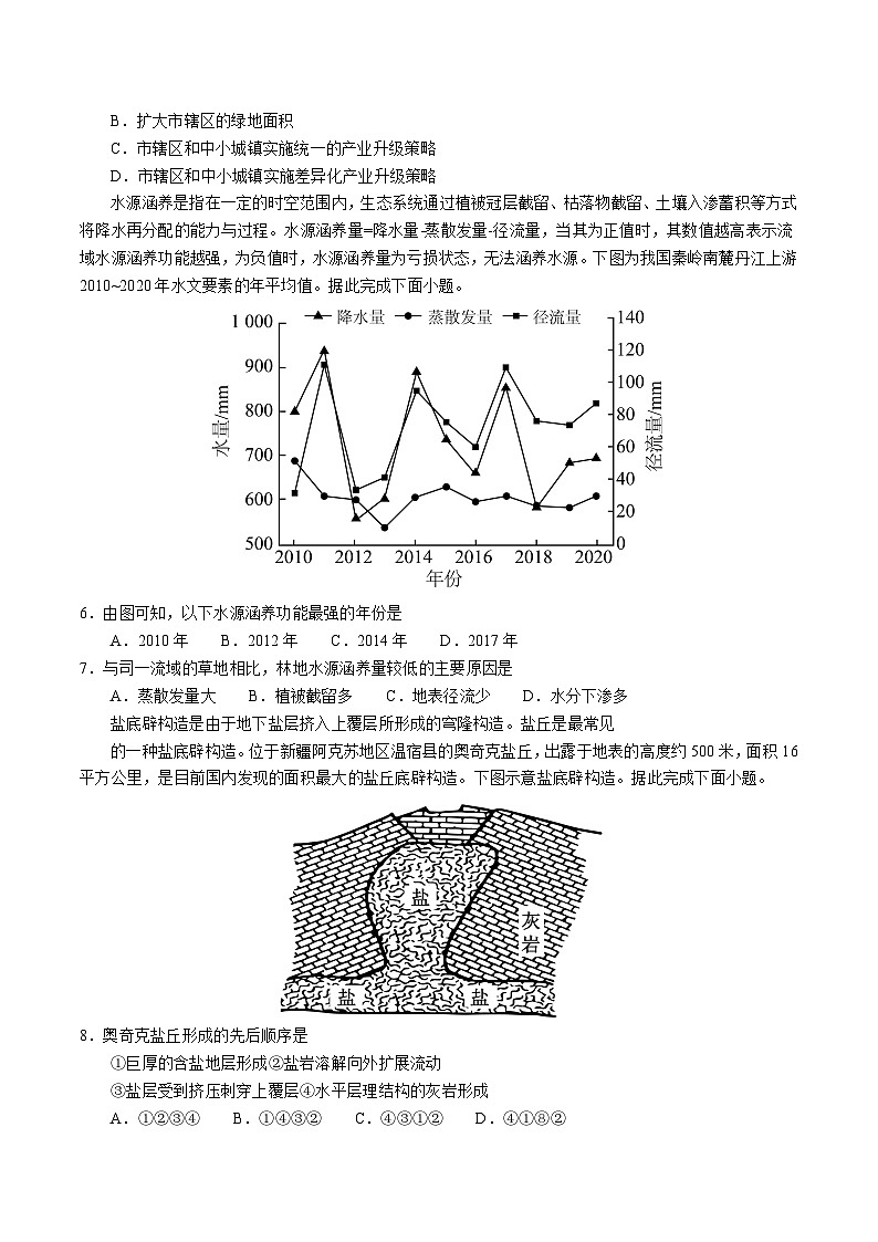 福建省福州市六校2026届高三上学期12月联考 地理试卷(含答案）第2页