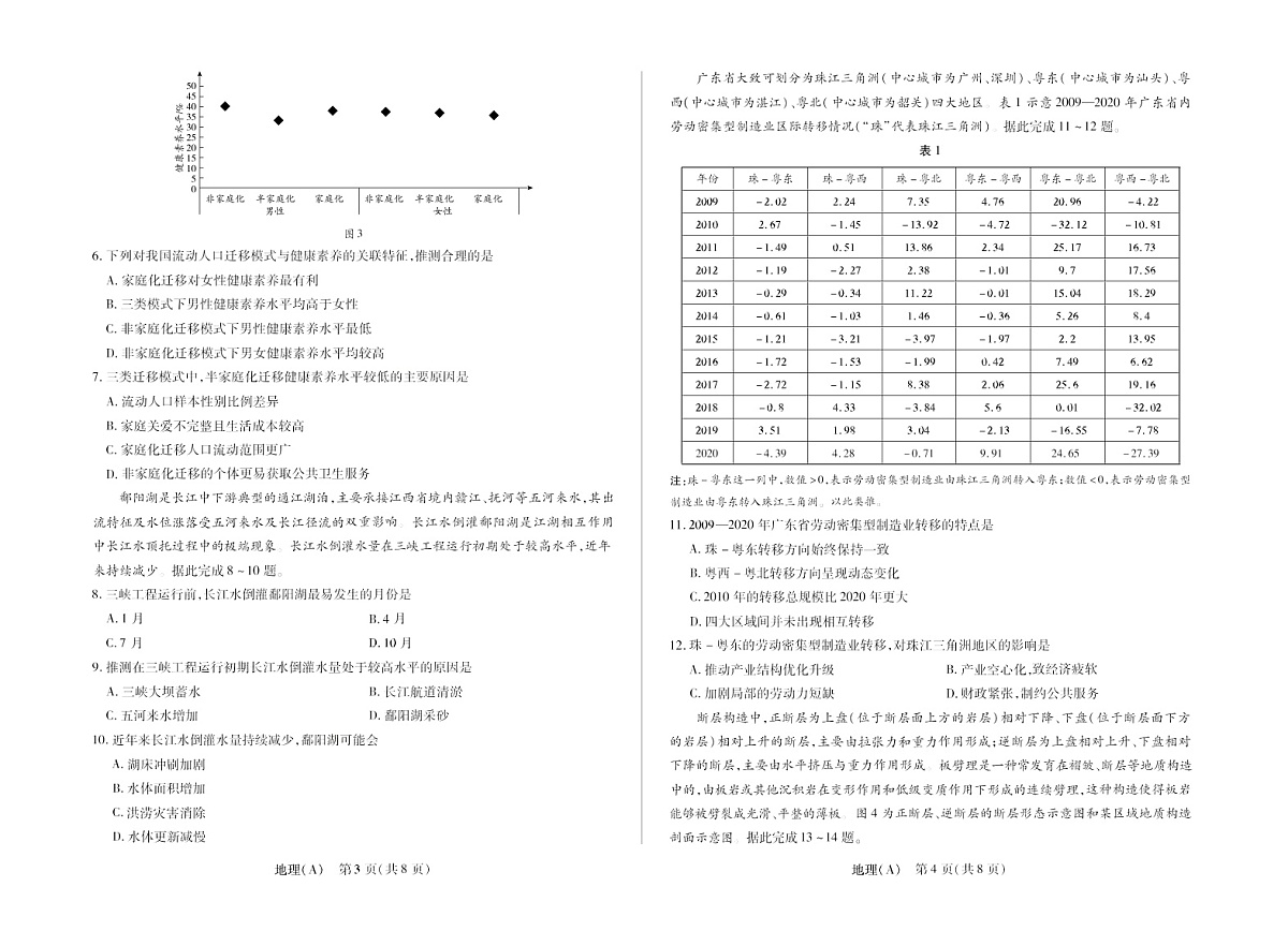 河南省多校小高考2025-2026学年高三上学期素质评价(三)地理试卷第2页