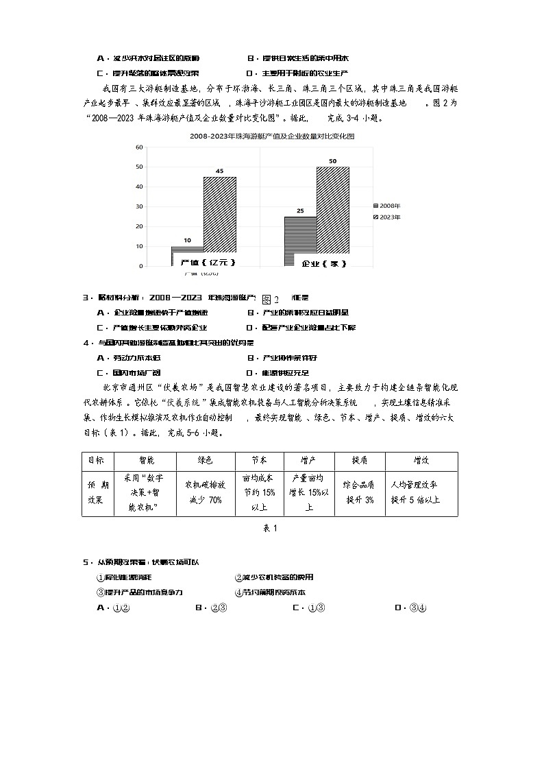 高三地理2025第2页