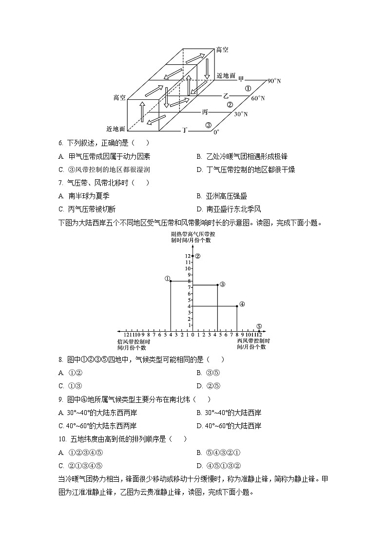 甘肃省兰州市第四片区部分学校2025-2026学高二上学期12月月考地理试卷（学生版）第2页