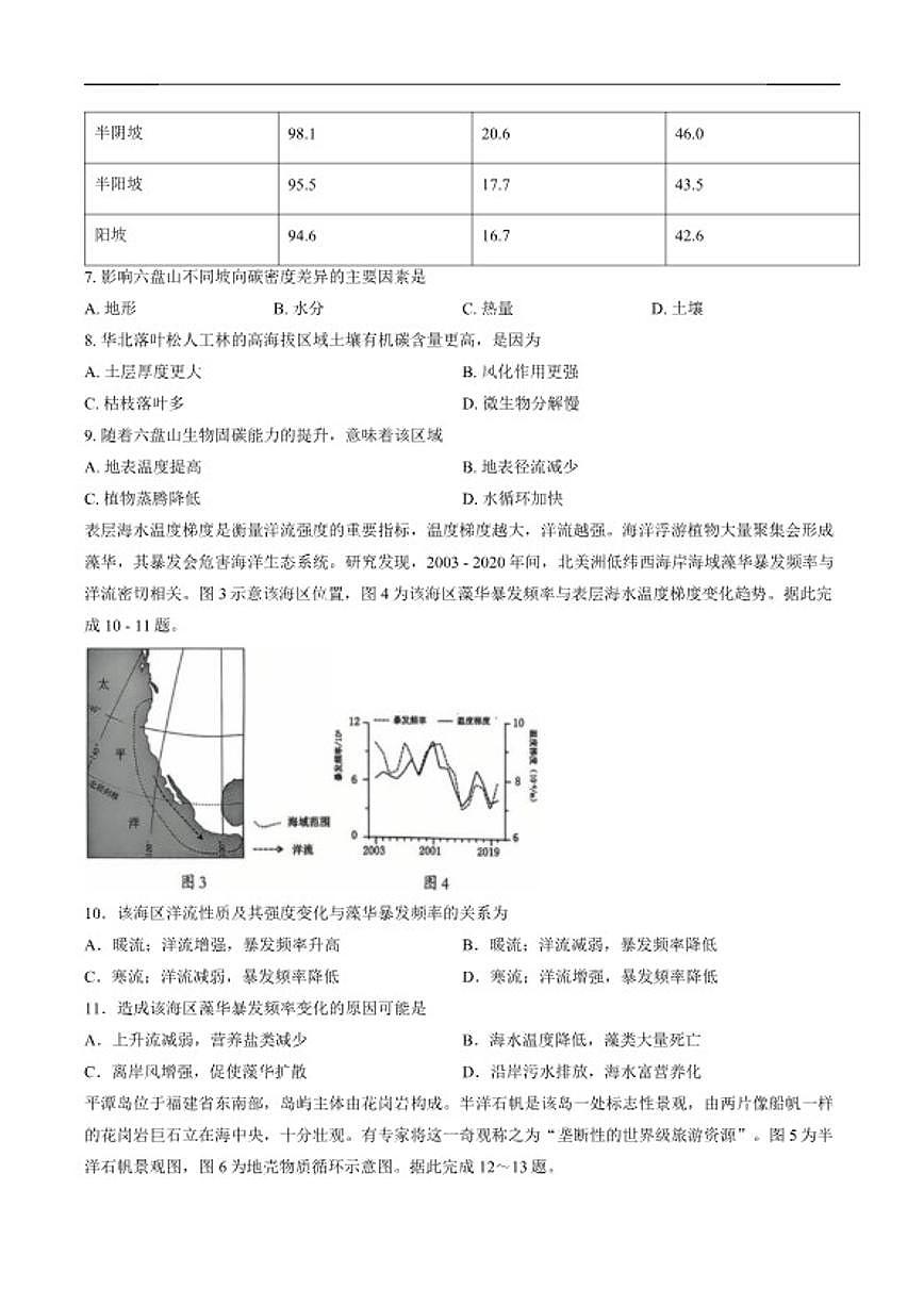 2025-2026学年广西桂林市高二上学期期末质量检测地理试卷（含答案）第3页