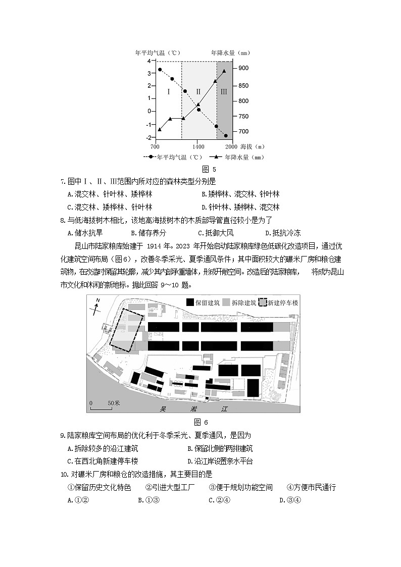 广东省佛山市2025届高三上学期一模试题 地理 含答案第3页