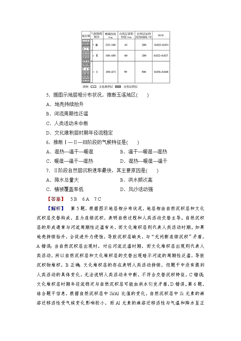 2026届高三地理二轮复习讲义：第一部分　专题考点突破　专题提升练(四)（含解析）第3页