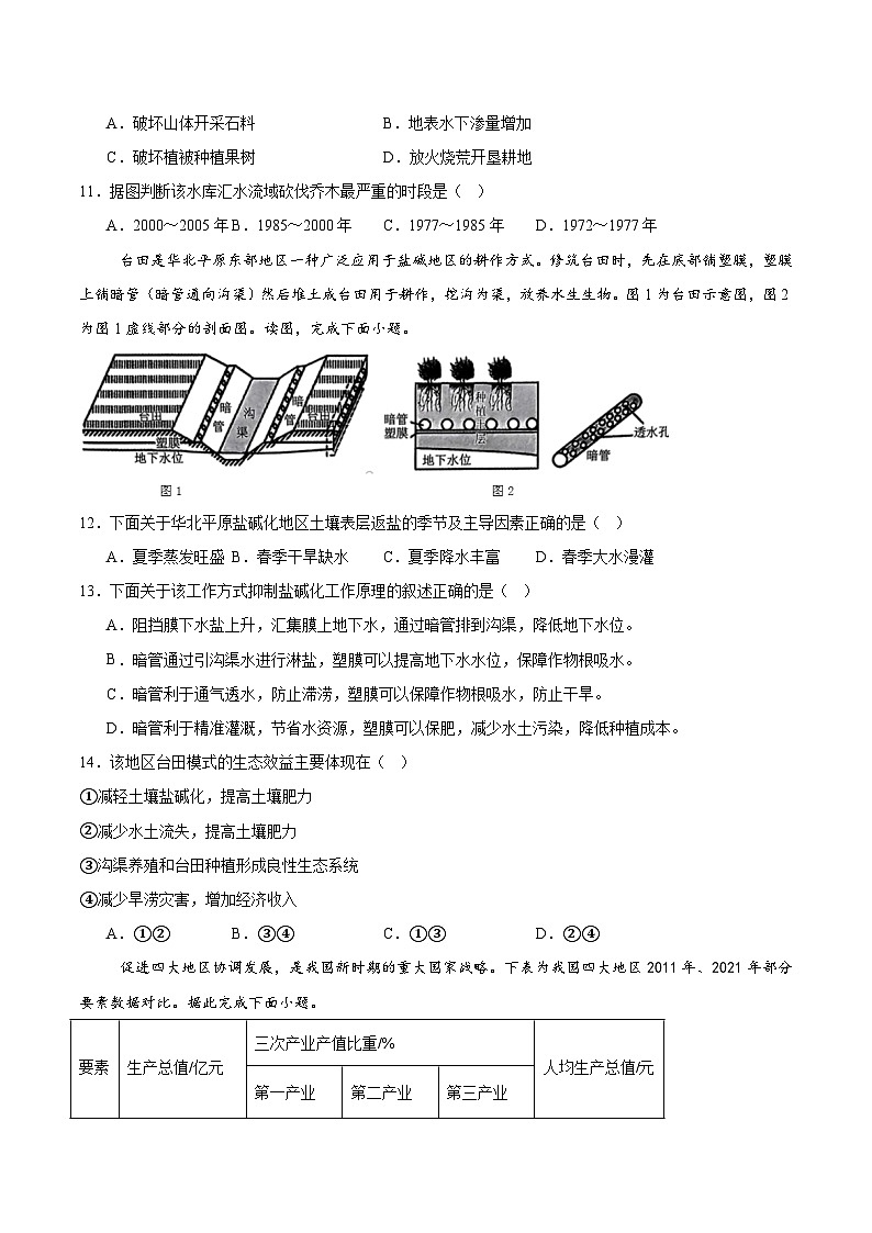 黑龙江省龙东十校联盟2024-2025学年高二下学期期中地理试卷（含答案）第3页