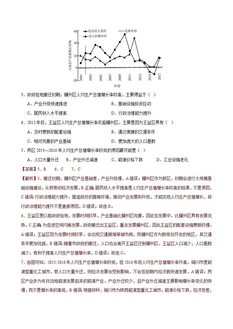 2025届高考地理模拟测试题（含解析）卷6（解析版）第3页