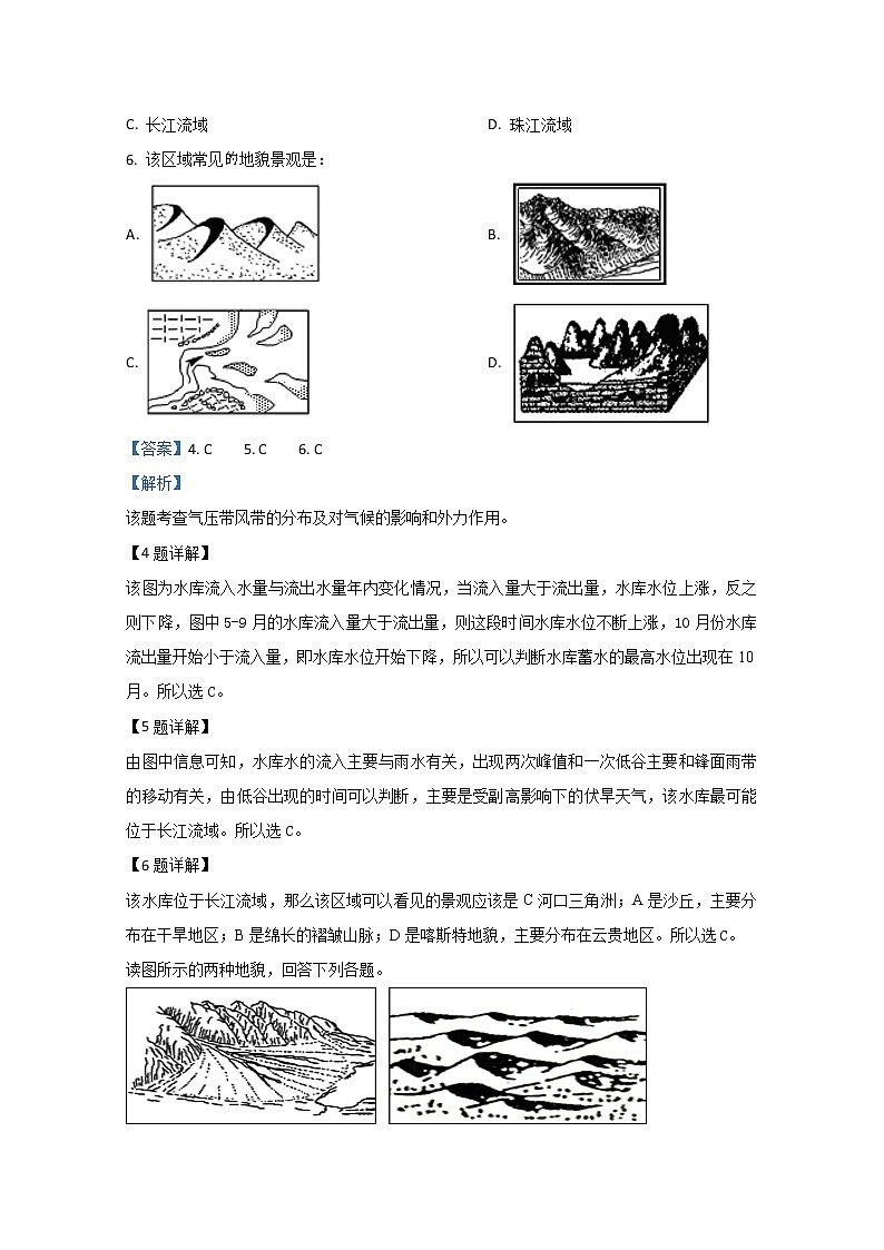西藏拉萨北京实验中学2019届高三上学期月考地理试题03
