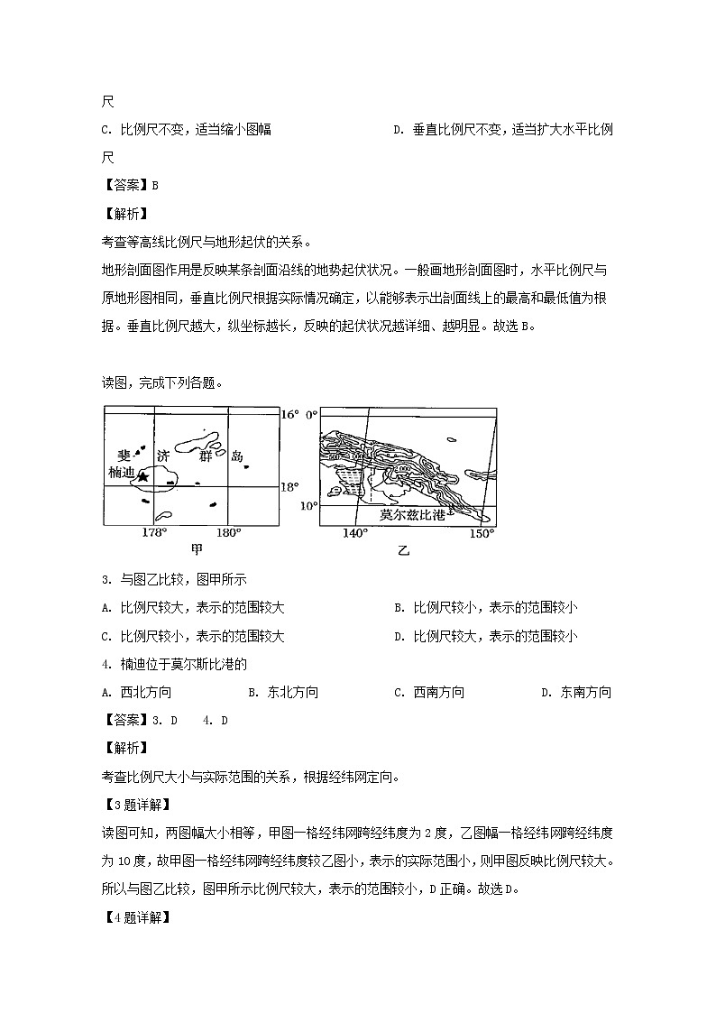 湖南省邵东县创新实验学校2020届高三上学期月考地理试题（文复班）02