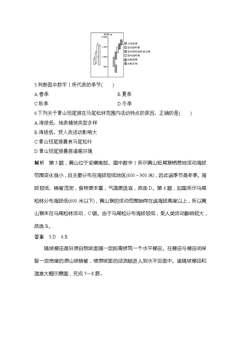 2020浙江高考地理新突破考前冲刺卷四03