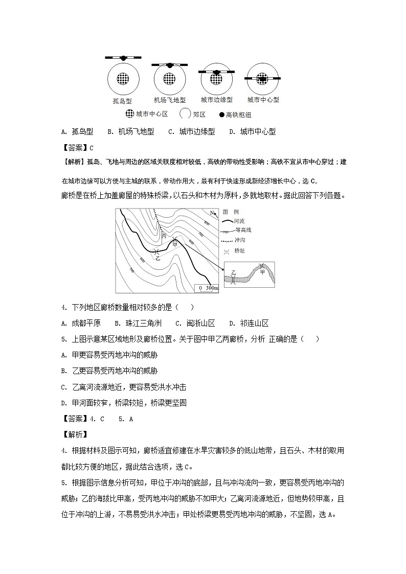 【地理】辽宁省六校协作体2019届高三上学期期初联考 试卷02