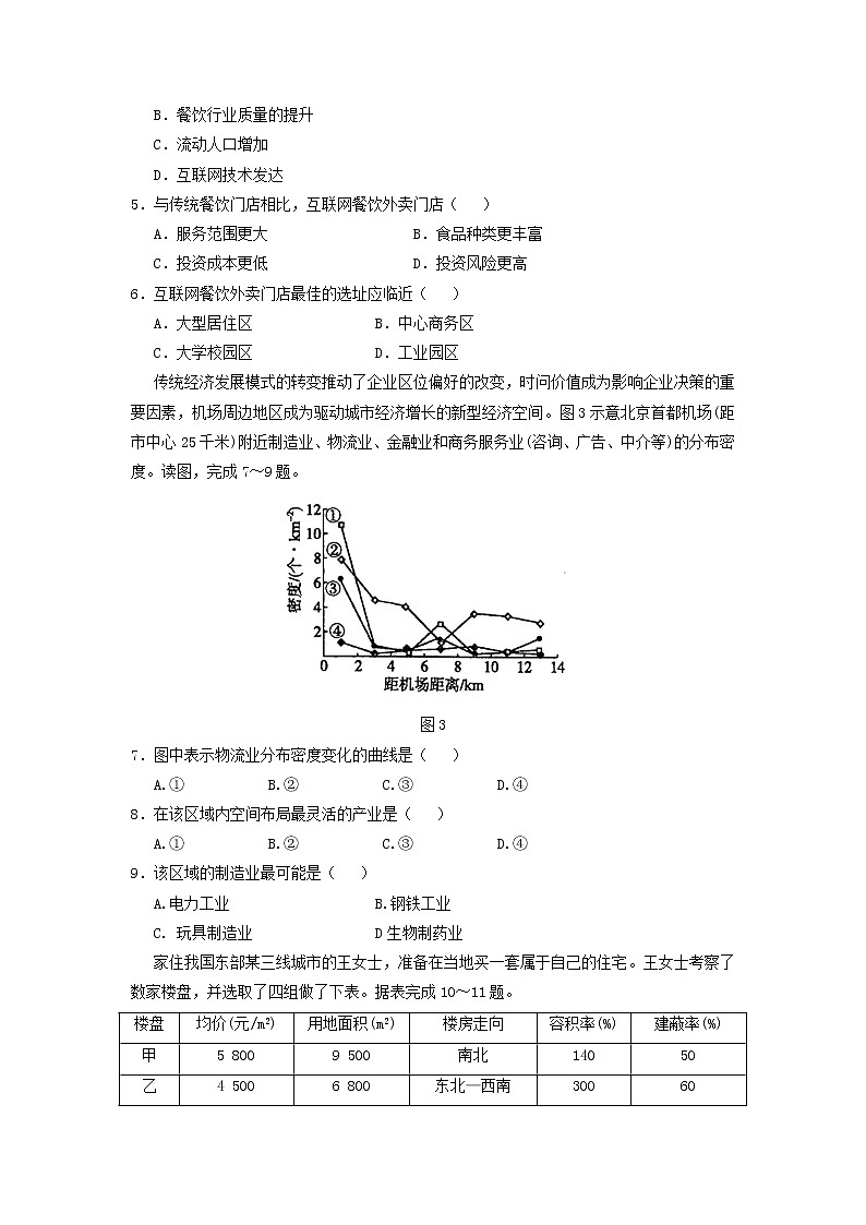 【地理】内蒙古巴彦淖尔市第一中学2019届高三上学期第二次月考 试卷02