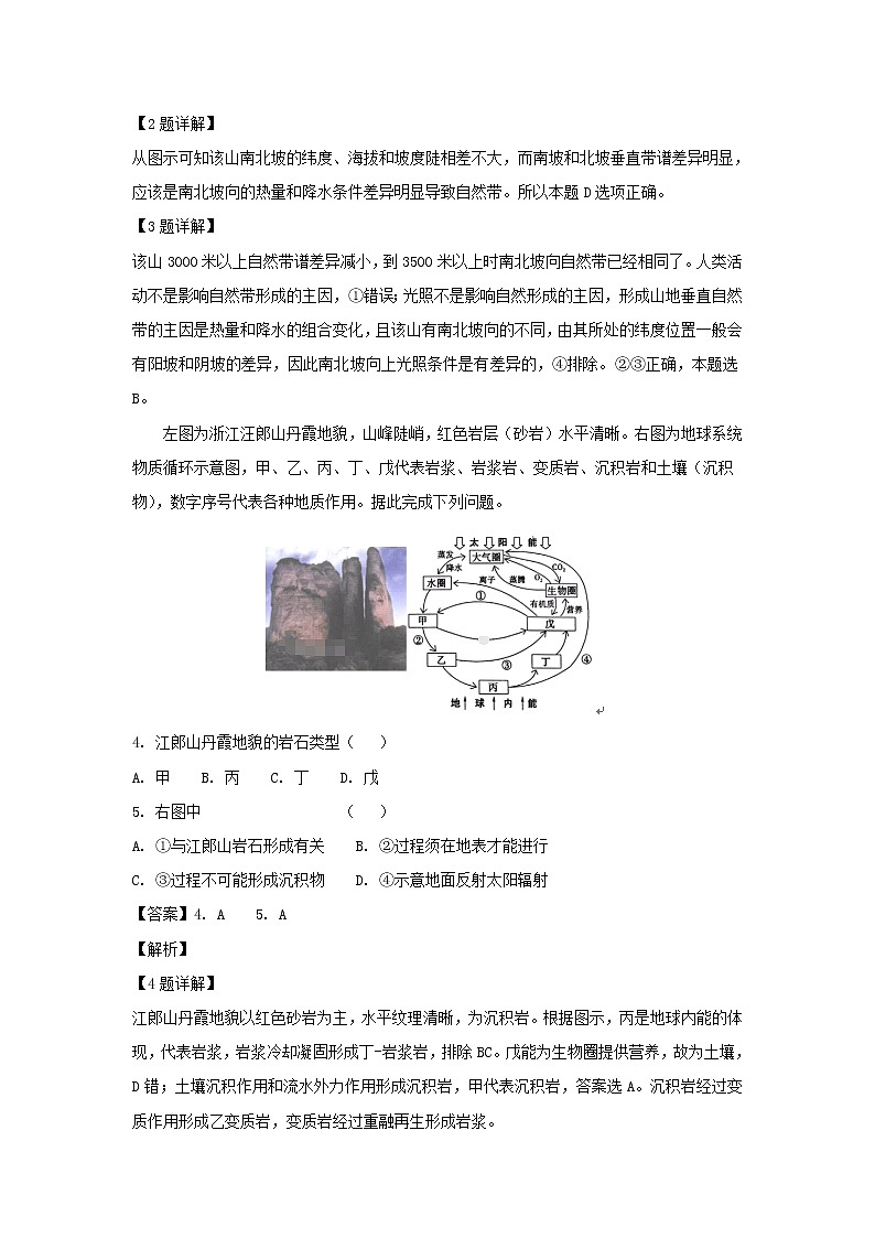 【地理】山东省德州市夏津县一中2019届高三上学期第一次月考（解析版） 试卷02