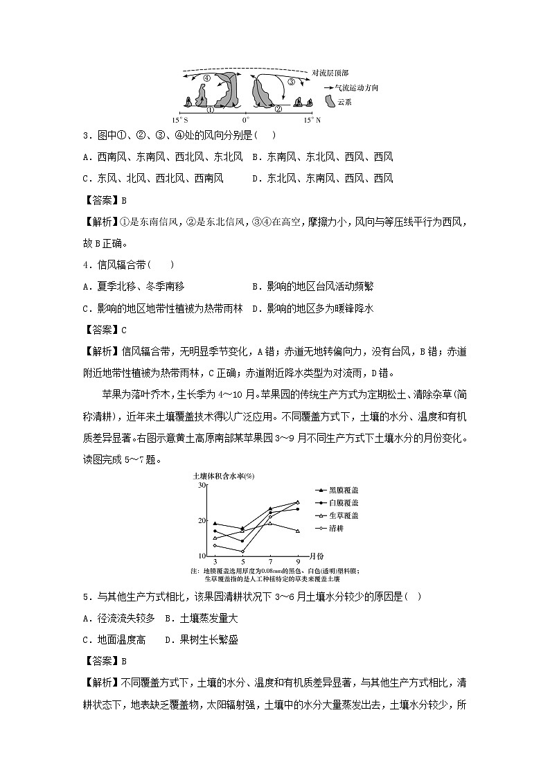 【地理】湖南省师大附中2019届高三月考试卷（五）02
