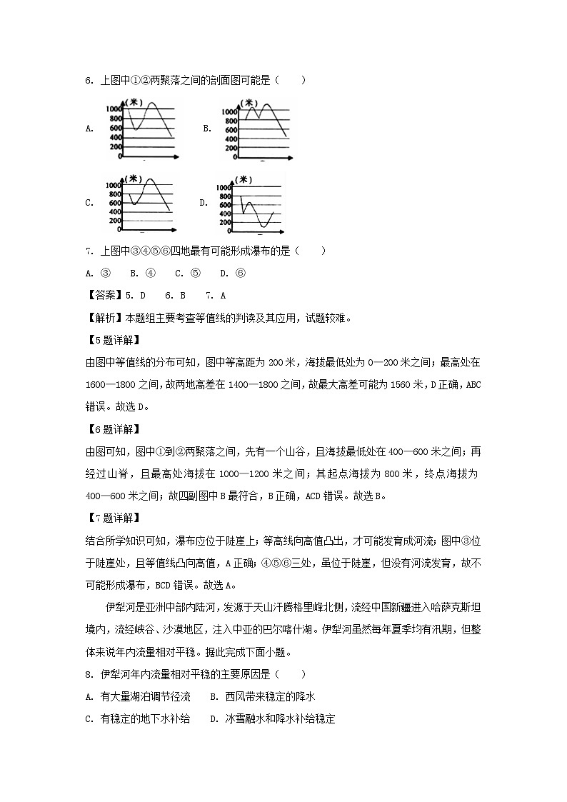 【地理】湖南省衡阳县四中2019届高三上学期第一次月考（解析版） 试卷03