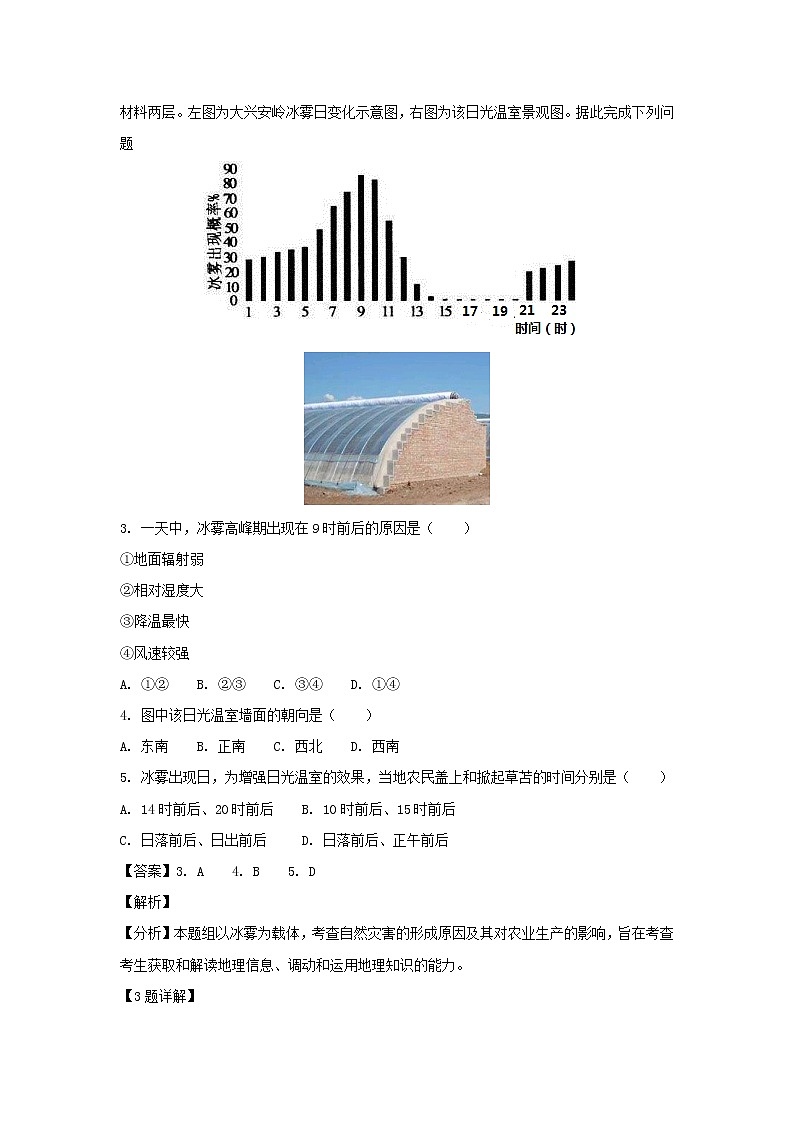 【地理】广东省深圳实验、珠海一中等六校2019届高三第二次联考（解析版） 试卷02