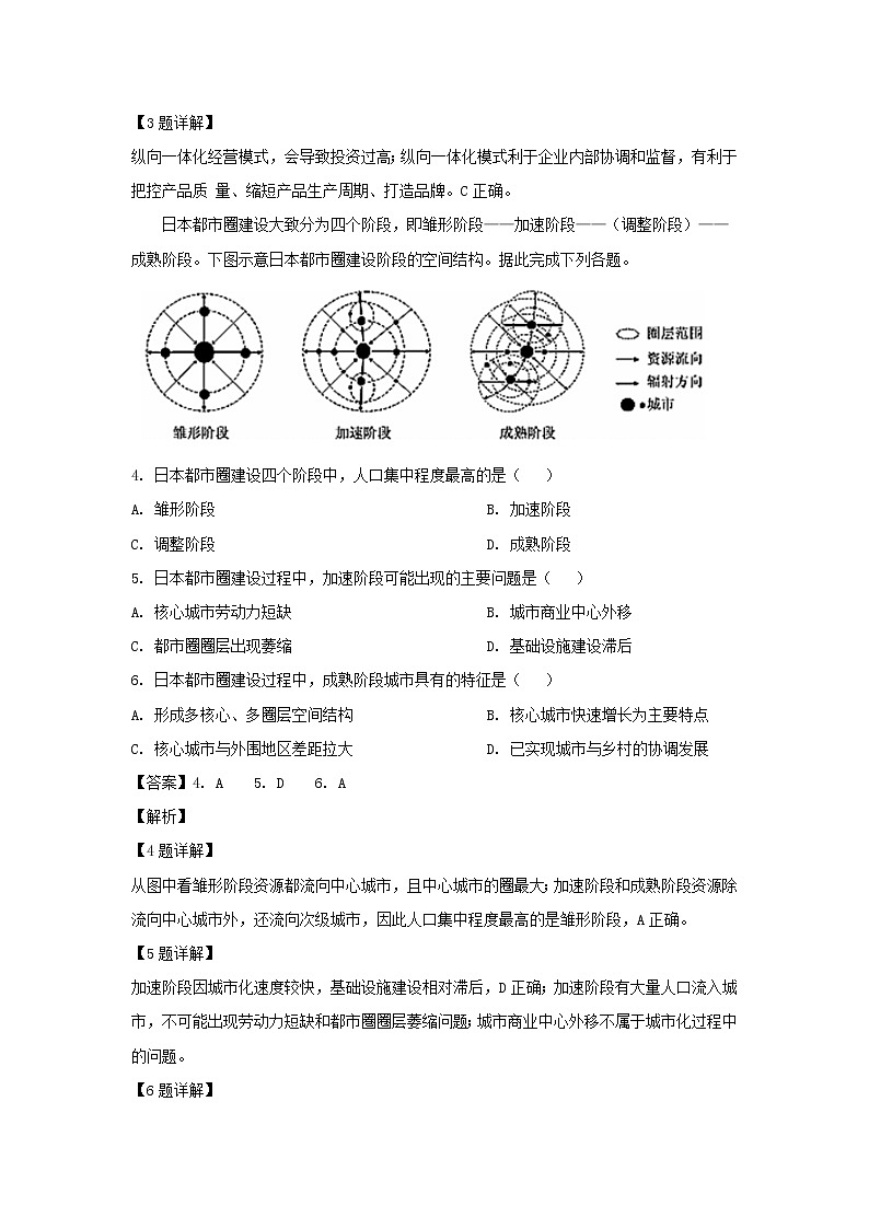 【地理】辽宁省凌源市2019届高三下学期3月抽测（解析版）第2页