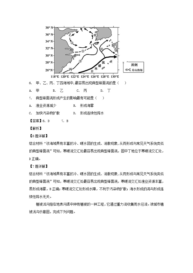 【地理】山东省枣庄八中东校区2019届高三10月单元检测（解析版）03