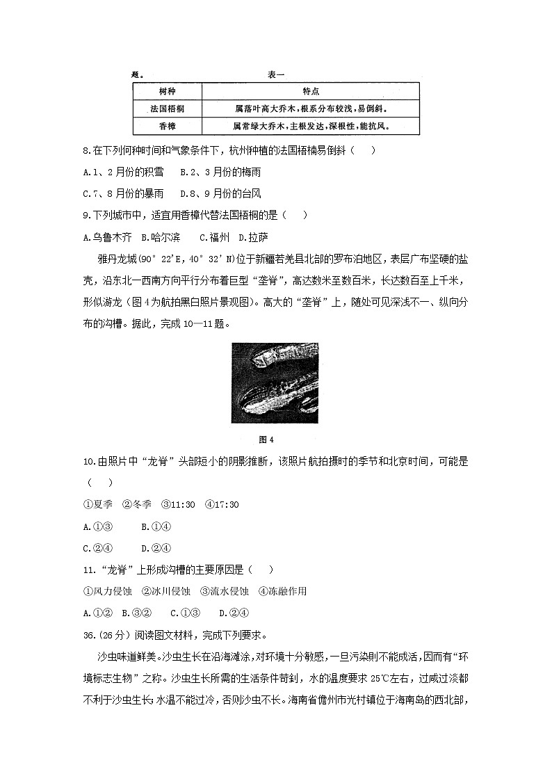 【地理】河南省洛阳市2019届高三第三次统一考试03