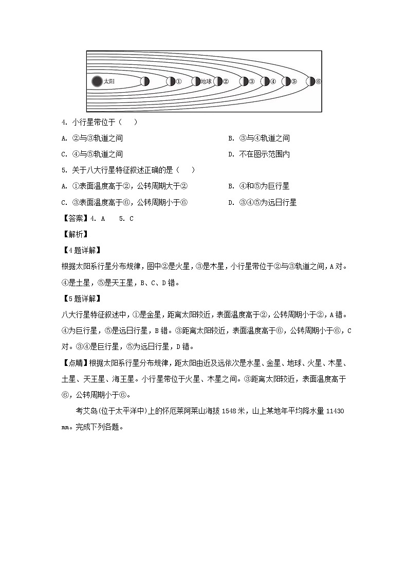 【地理】浙江省2019年1月新高考创新卷（三）（解析版）02