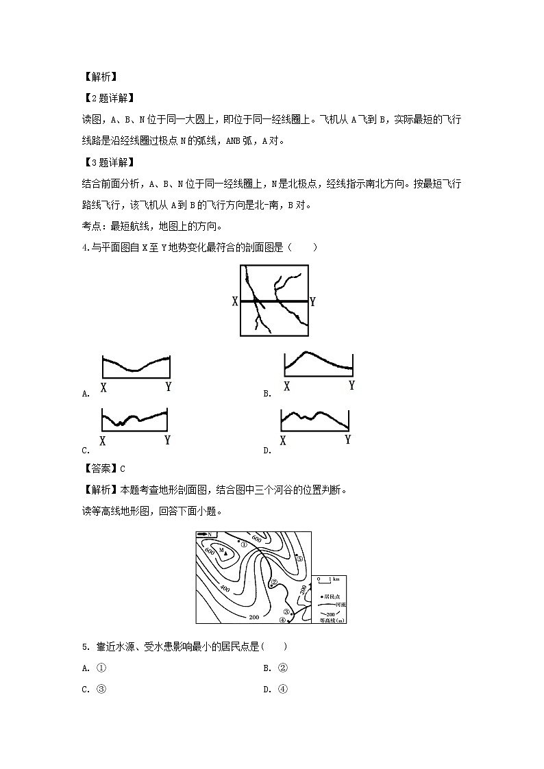 【地理】福建省长乐高级中学2018-2019学年高二下学期第一次月考试题（解析版）02
