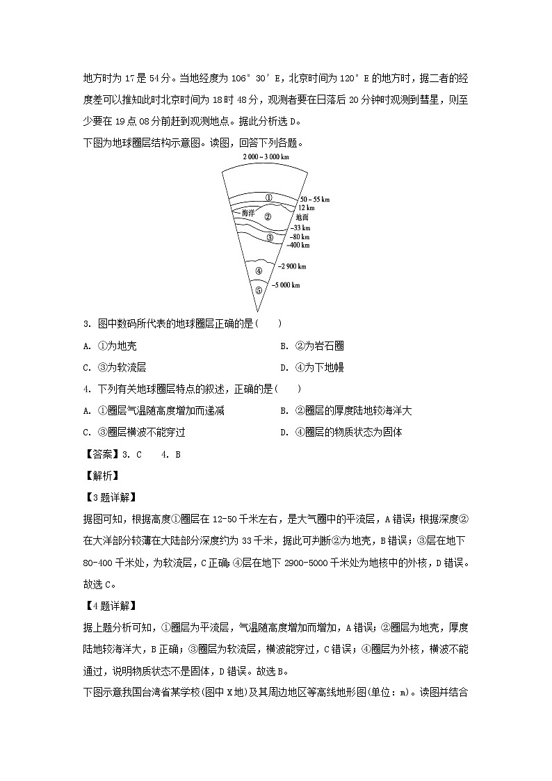 【地理】河北省大名县第一中学2018-2019学年高二（清北班）5月月考试卷（解析版）第2页