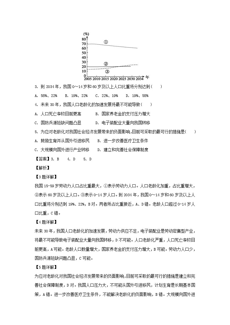 【地理】四川省邻水实验学校2018-2019学年高二上学期第一次月考试卷（解析版）第2页