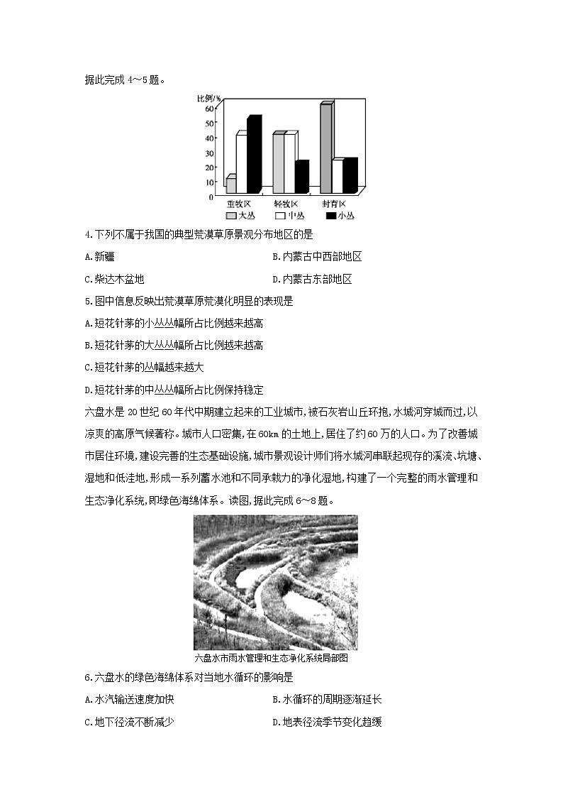【地理】安徽省阜阳第一中学2018-2019学年高二4月月考试题02
