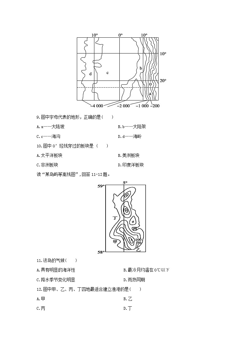 【地理】吉林省实验中学2019-2020学年高二上学期第一次月考试题03