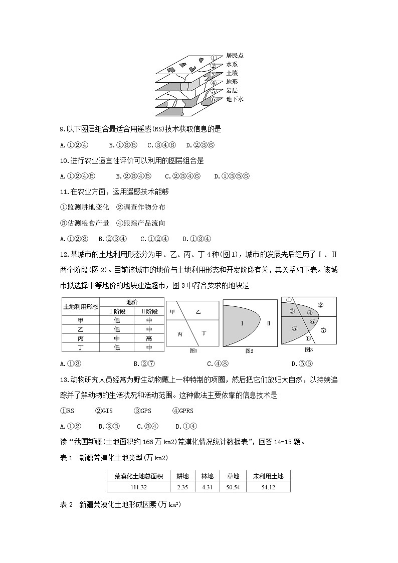 【地理】福建省厦门外国语学校2018-2019学年高二上学期第一次月考试题03
